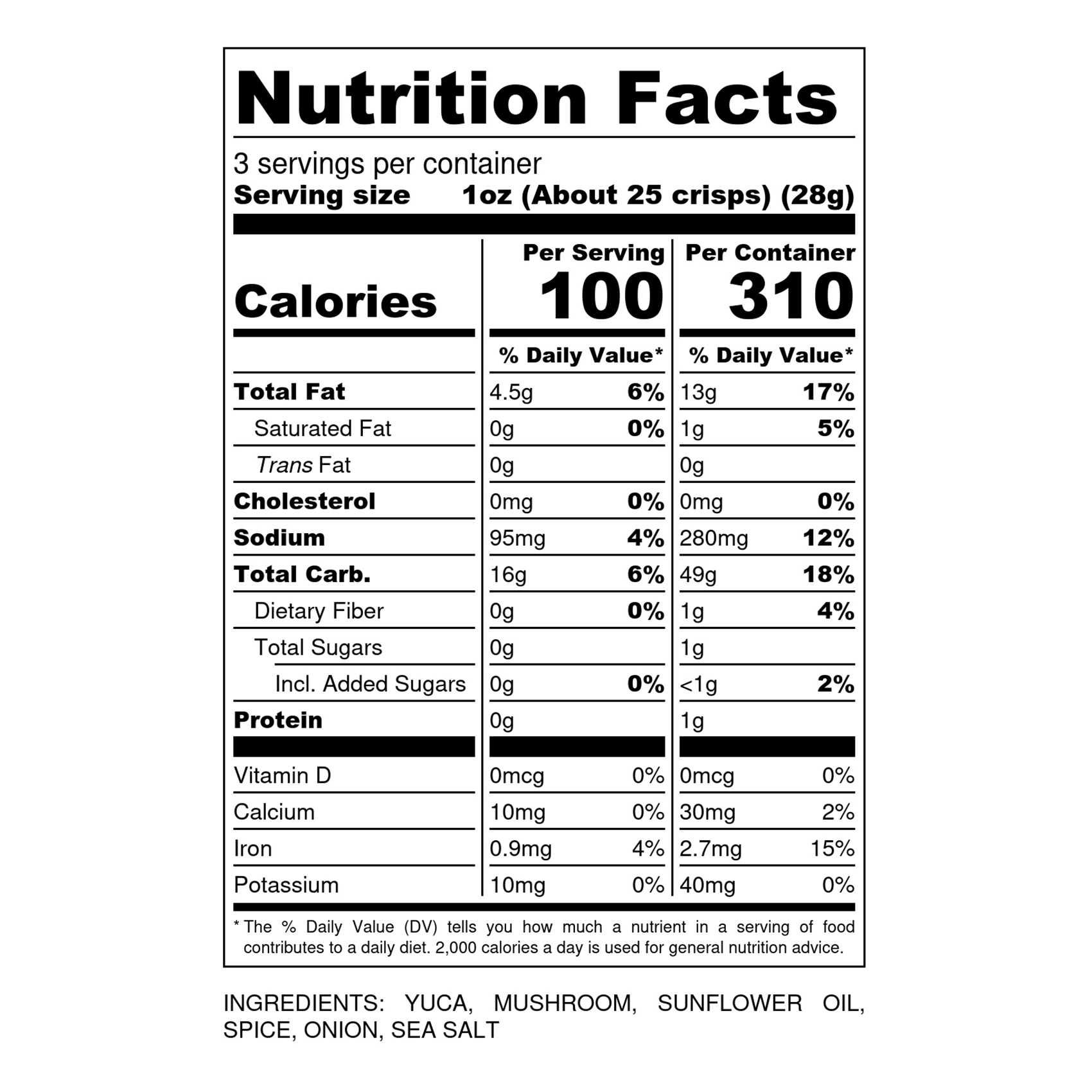 3 oz - Snack Size